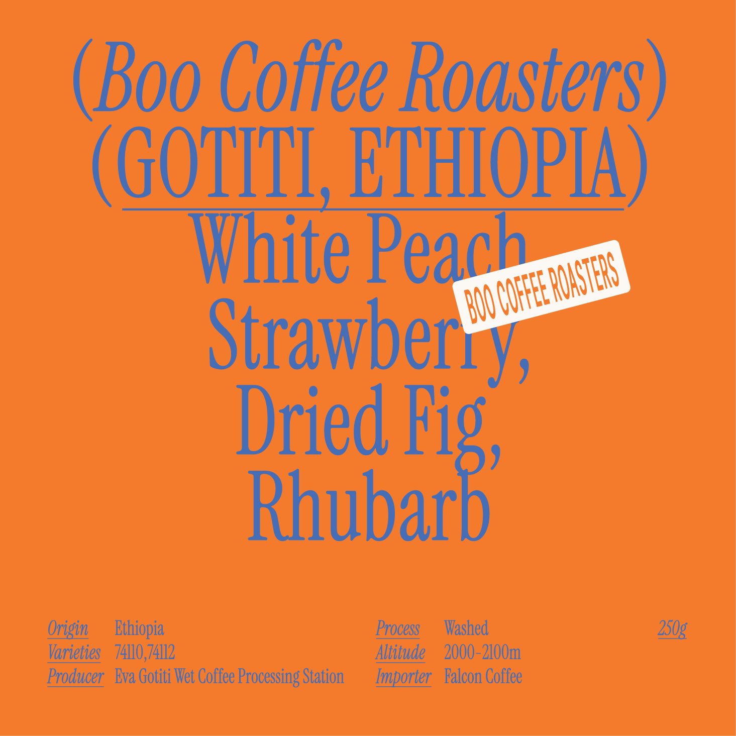 Ethiopia - Gotiti - Seasonal Espresso